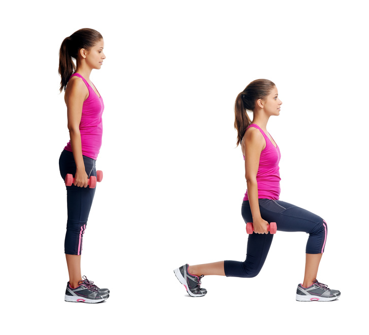 lunge exercise steps